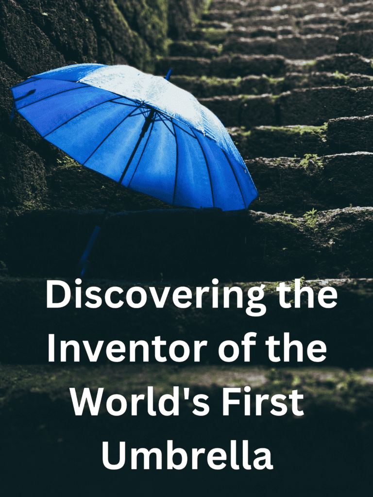 who invented the first umbrella